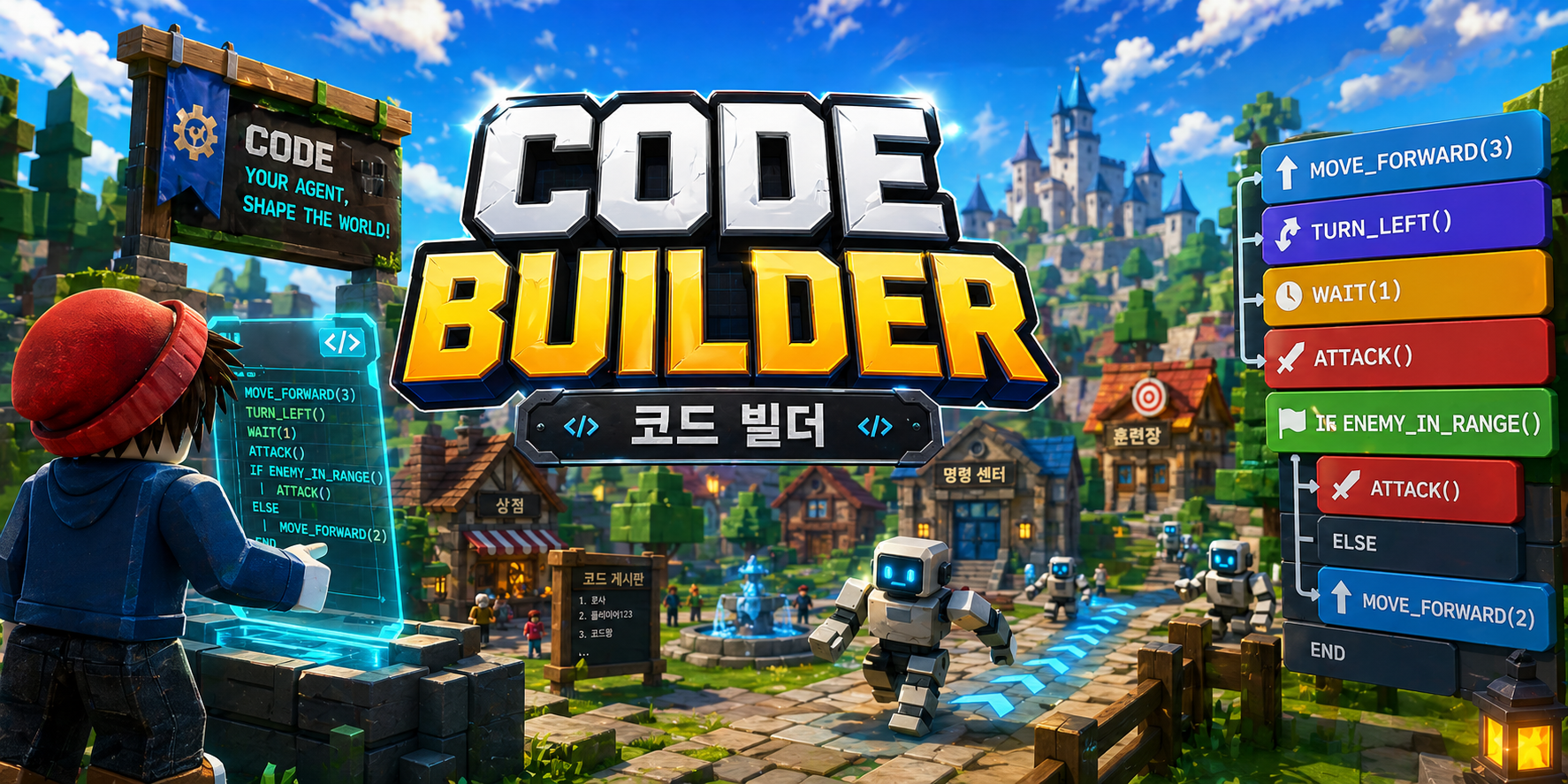 Code Builder 게임 화면